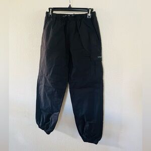Volcom Black Cargo Joggers with Elastic Cuffs
